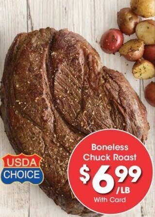 Kroger Boneless Chuck Roast offer