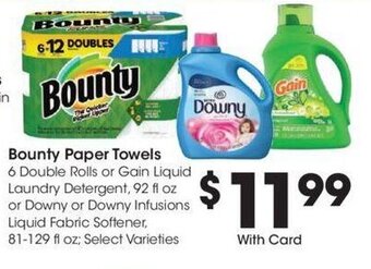 Kroger Bounty Paper Towels offer