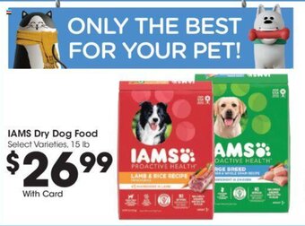 Kroger Iams Dry Dog Food offer