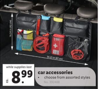 Lidl Car accessories offer