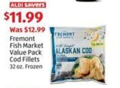 Aldi Fremont Fish Market Value Pack Cod Fillets 32 oz. offer