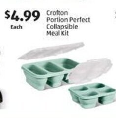 Aldi Crofton Portion Perfect Collapsible Meal Kit offer