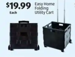 Aldi Easy Home Folding Utility Cart offer