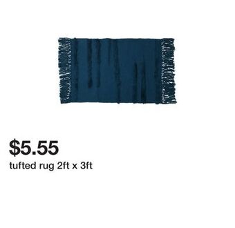 Five Below Tufted rug 2ft x 3ft offer