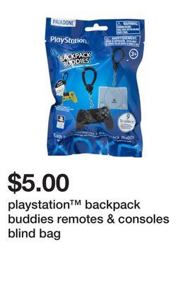 Five Below Playstation™ backpack buddies remotes & consoles blind bag offer