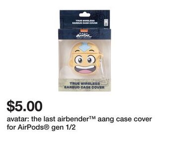 Five Below Avatar: the last airbender™ aang case cover for airpods® gen 1/2 offer