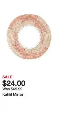 TJ Maxx Kahlil mirror offer