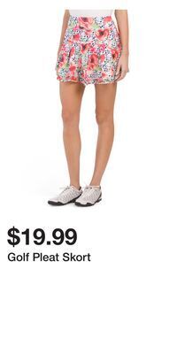 TJ Maxx Golf pleat skort offer