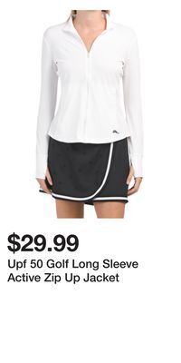 TJ Maxx Upf 50 golf long sleeve active zip up jacket offer