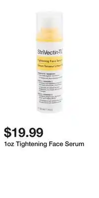 TJ Maxx 1oz tightening face serum offer