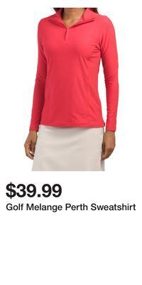TJ Maxx Golf melange perth sweatshirt offer