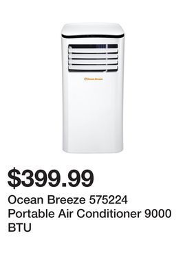 Kmart Ocean breeze 575224 portable air conditioner 9000 btu offer