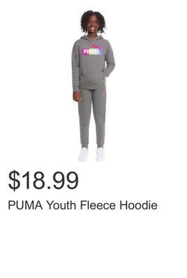 Costco Puma youth fleece hoodie offer