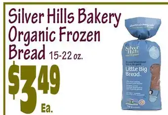 Wild By Nature Silver hills bakery organic frozen bread offer