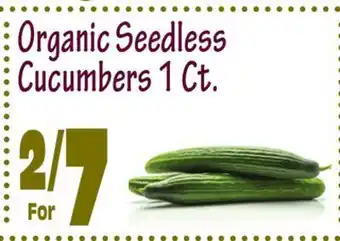 Wild By Nature Organic seedless cucumbers offer