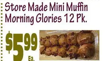 Wild By Nature Store made mini muffin morning glories 12 pk. offer