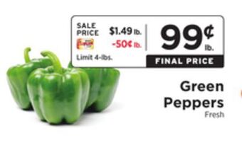 ShopRite Green peppers offer