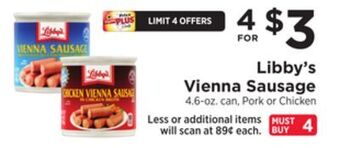 ShopRite Vienna sausage offer