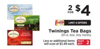 ShopRite Tea bags offer