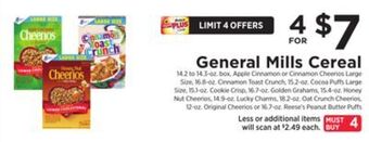 ShopRite Cereal offer