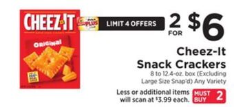 ShopRite Snack crackers offer