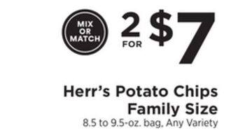 ShopRite Potato chips family size offer