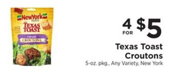 ShopRite Texas toast croutons offer