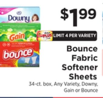 ShopRite Fabric softener sheets offer