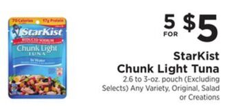 ShopRite Chunk light tuna offer