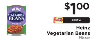 ShopRite Vegetarian beans offer