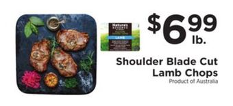ShopRite Shoulder blade cut lamb chops offer