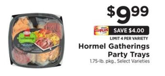ShopRite Gatherings party trays offer