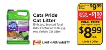 ShopRite Cat litter offer