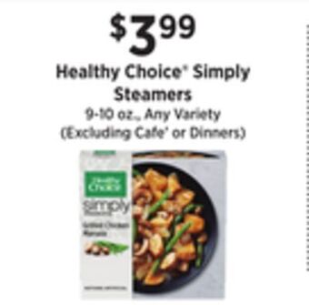 ShopRite Simply steamers offer