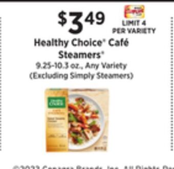 ShopRite Café steamers offer