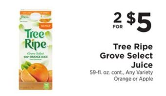 ShopRite Grove select juice offer
