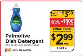 ShopRite Dish detergent offer
