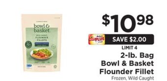 ShopRite 2-lb. bag flounder fillet offer