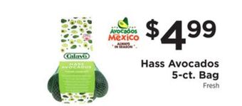 ShopRite Hass avocados 5-ct. bag offer
