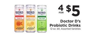 ShopRite Probiotic drinks offer