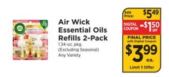 ShopRite Essential oils refills 2-pack offer