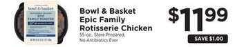 ShopRite Epic family rotisserie chicken offer