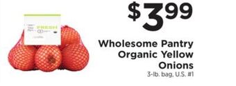 ShopRite Yellow onions offer