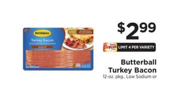 ShopRite Turkey bacon offer