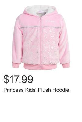 Costco Princess kids' plush hoodie offer