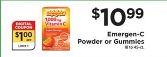 ShopRite Powder or gummies offer