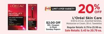 ShopRite Skin care offer