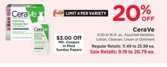 ShopRite Cerave offer