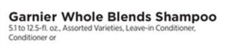 ShopRite Whole blends shampoo offer
