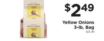 ShopRite Yellow onions 3-lb. bag offer